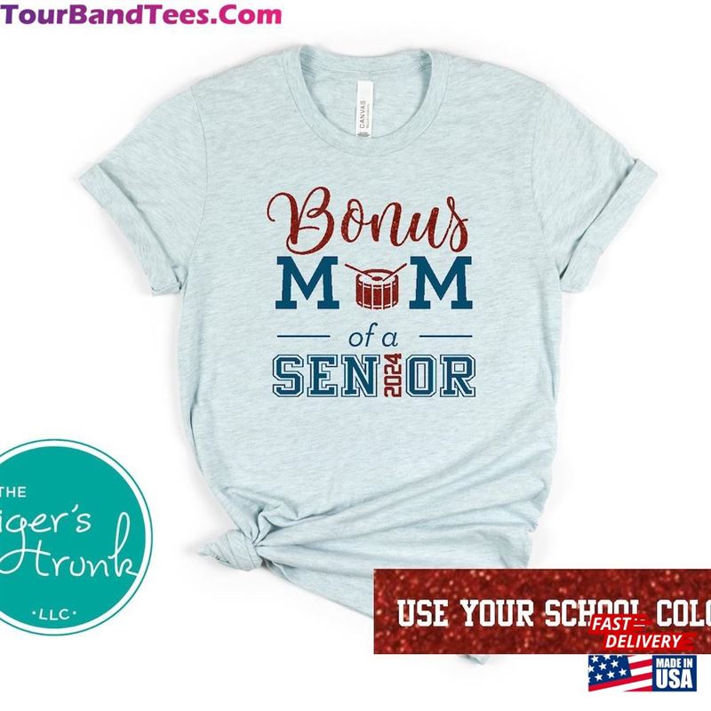 Drumline Bonus Mom Shirt Marching Band Stepmom Valentines Day Gift Sweatshirt T-Shirt 29Uf201808 – Utopia Fashion