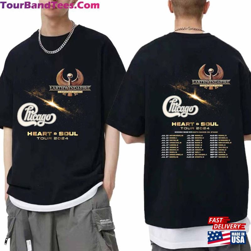 Earth Wind And Fire Chicago Tour Shirt Heart Amp Soul Sweatshirt T-Shirt 29Uf191704 – Utopia Fashion