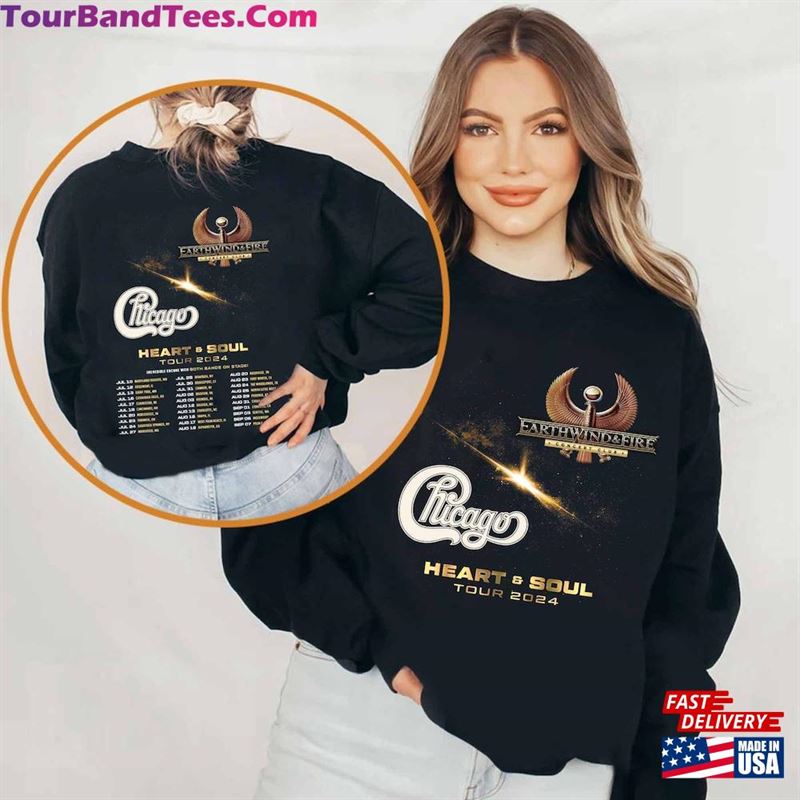 Earth Wind And Fire Chicago Tour Shirt Heart Amp Soul Sweatshirt T-Shirt 29Uf191704 – Utopia Fashion