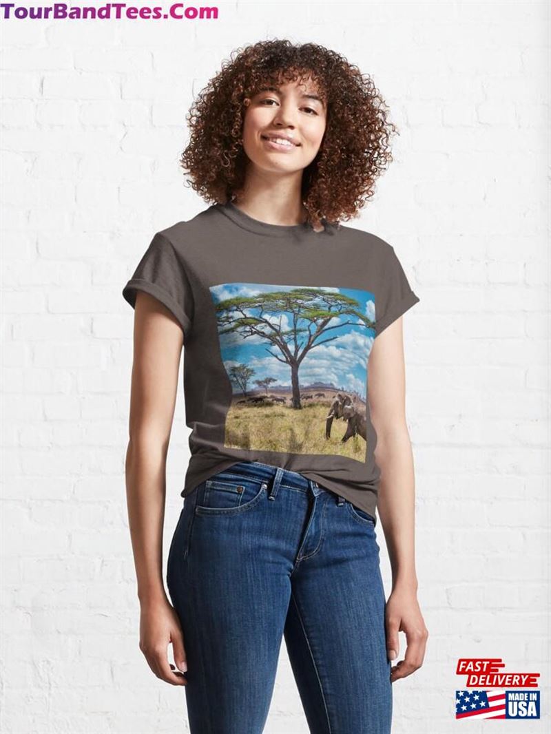 Elephant In Nature Classical Attire Classic T-Shirt 29Uf201873 – Utopia Fashion