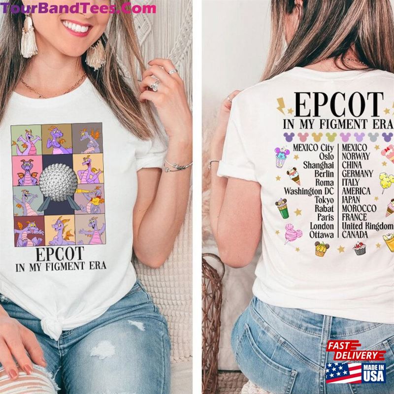 Epcot In My Figment Era Shirt World Tour One Little Spark Classic Unisex 29Uf193611 – Utopia Fashion