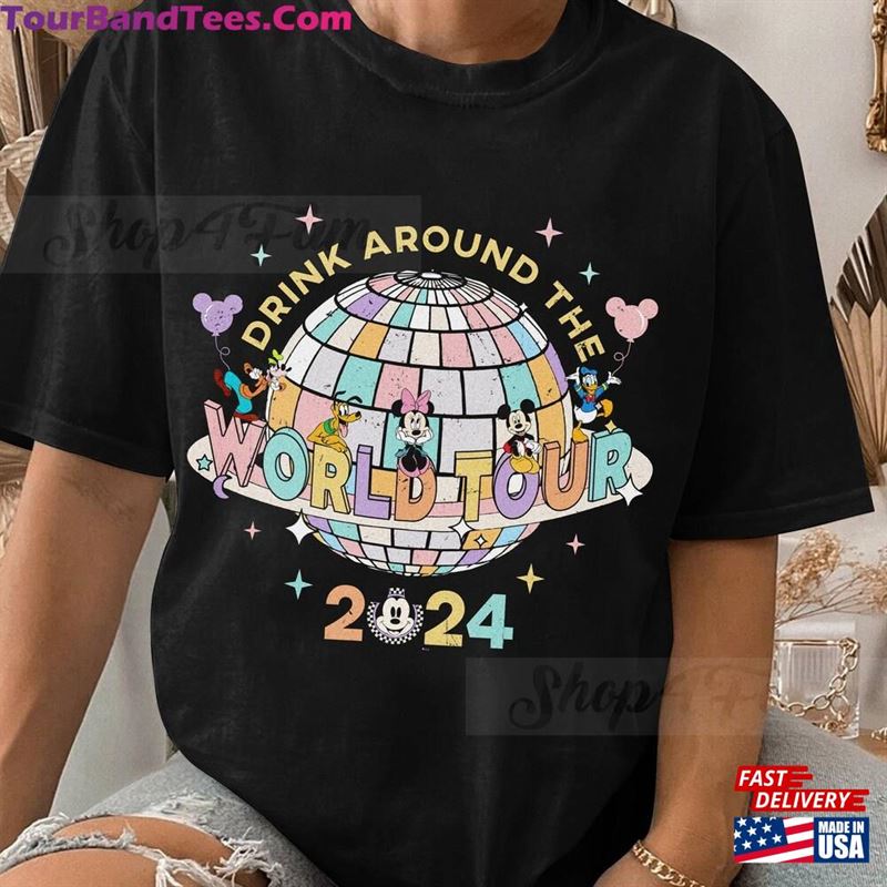 Epcot World Tour Shirt Drink Around The Showcase T-Shirt Hoodie 29Uf194149 – Utopia Fashion