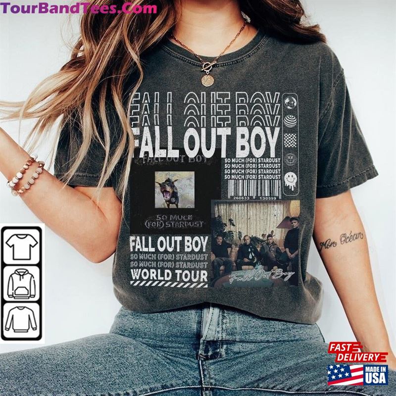 Fall Out Boy Music Shirt Merch Vintage So Much For Tour Tickets Album Graphic Tee Y2K 90S Gift Fan L905M Hoodie Classic 29Uf194076 – Utopia Fashion