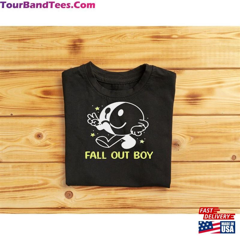 Fall Out Boy Peace Smiley Shirt Classic Unisex 29Uf194061 – Utopia Fashion