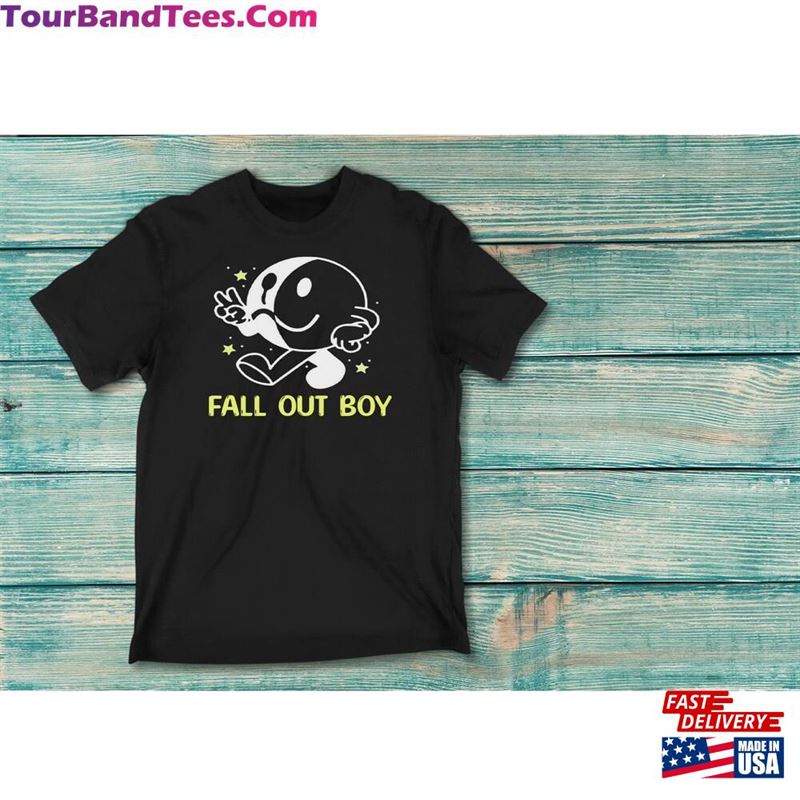 Fall Out Boy Peace Smiley Shirt Classic Unisex 29Uf194061 – Utopia Fashion