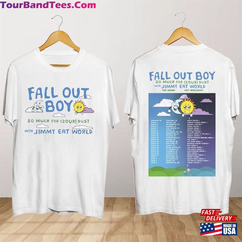 Fall Out Boy So Much For Our Dust With Jimmy Eat World Tour T-Shirt Concert Shirt Fan Gift Classic Hoodie 29Uf193445 – Utopia Fashion