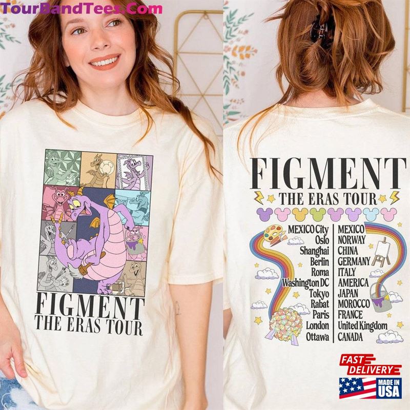 Figment Epcot World Tour Shirt The Eras Festival Of Arts Sweatshirt Classic 29Uf191524 – Utopia Fashion