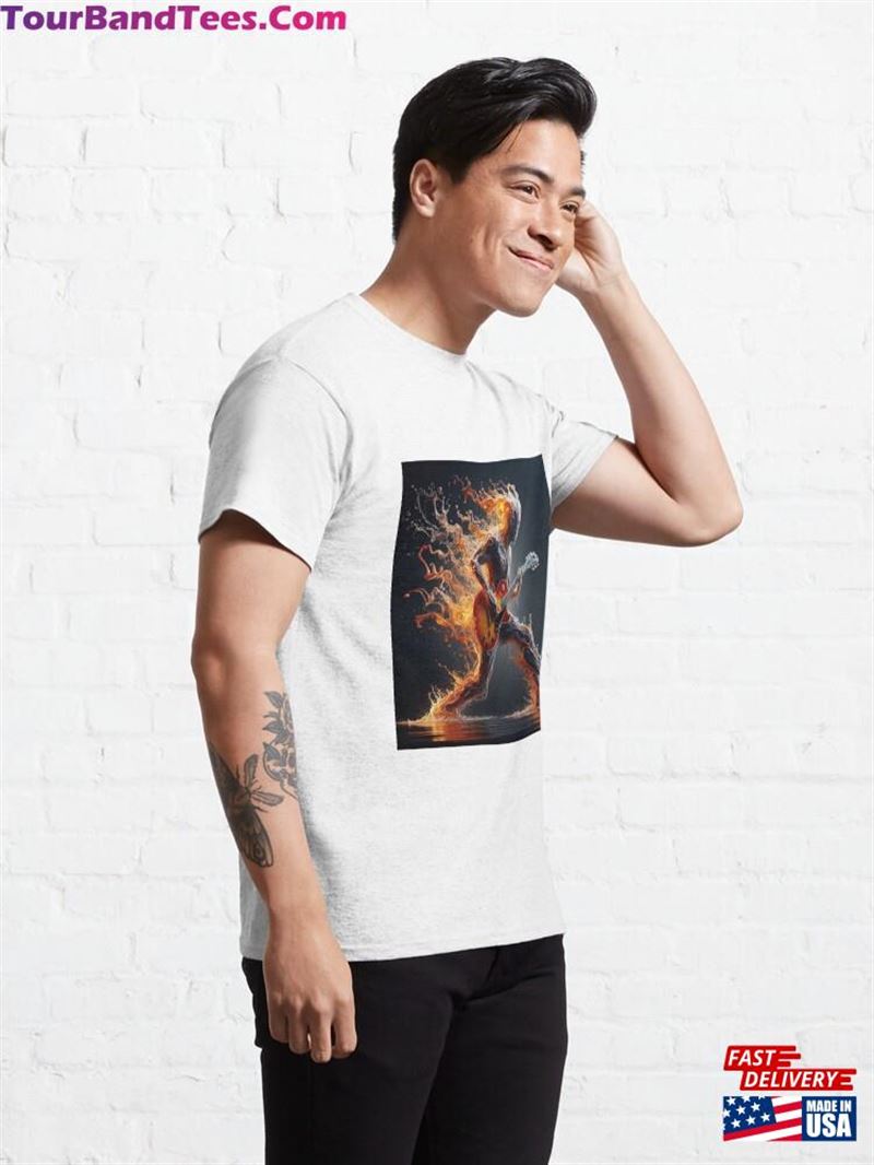 Fire String Classic T-Shirt Unisex 29Uf193648 – Utopia Fashion