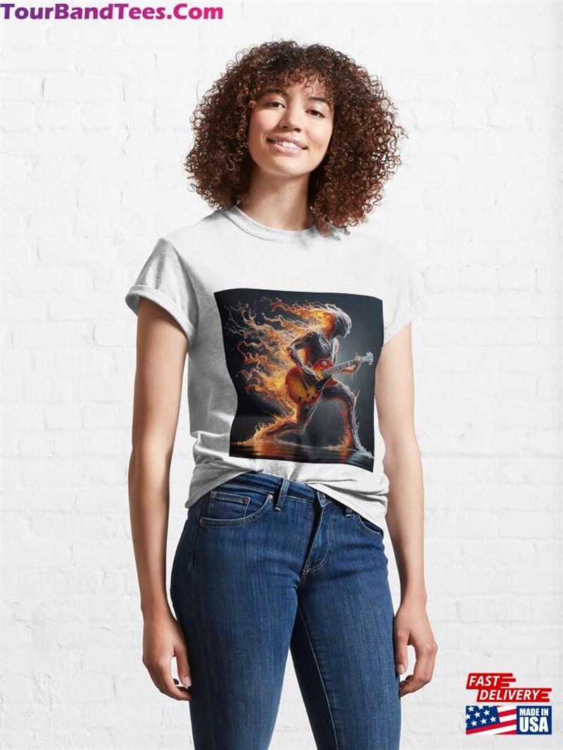 Fire String Classic T-Shirt Unisex 29Uf193648 – Utopia Fashion