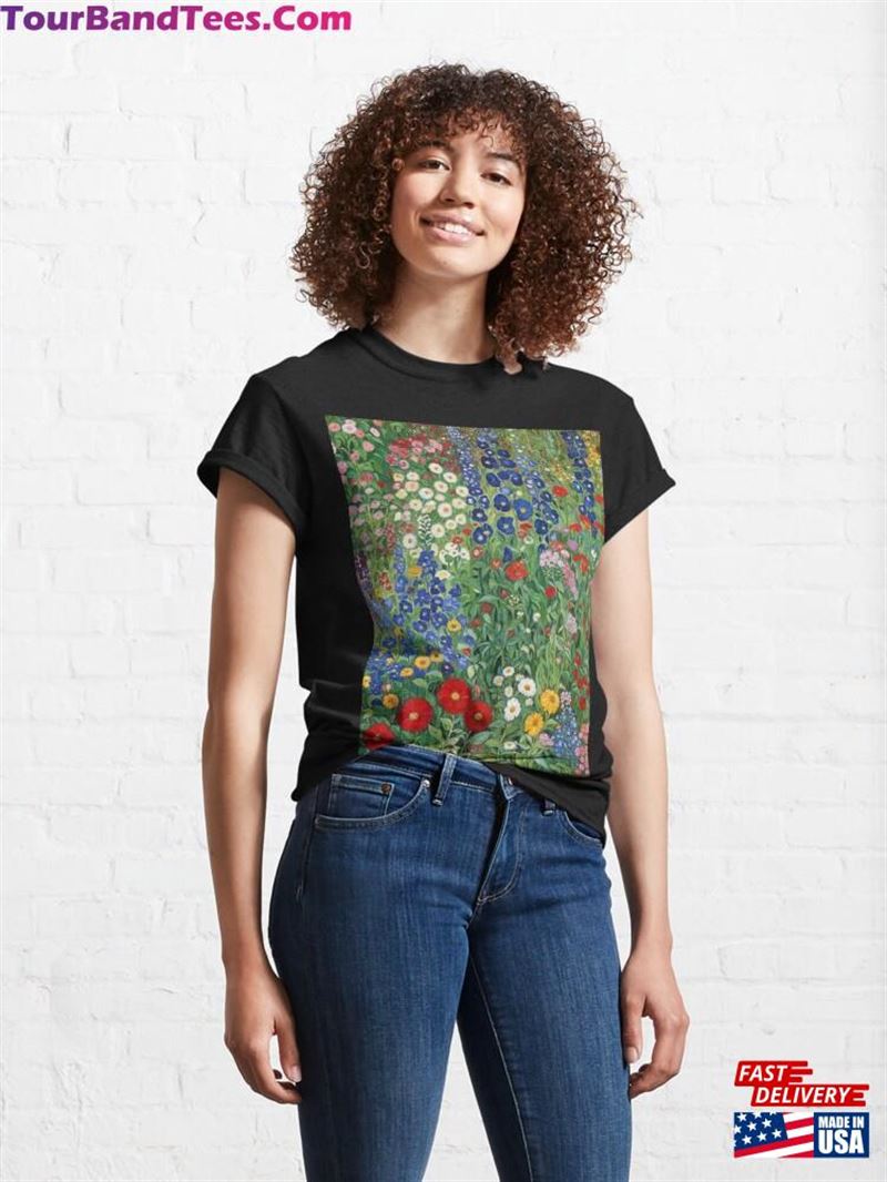 Flower Garden Gustav Klimt Classic T-Shirt Hoodie Sweatshirt 29Uf201984 – Utopia Fashion