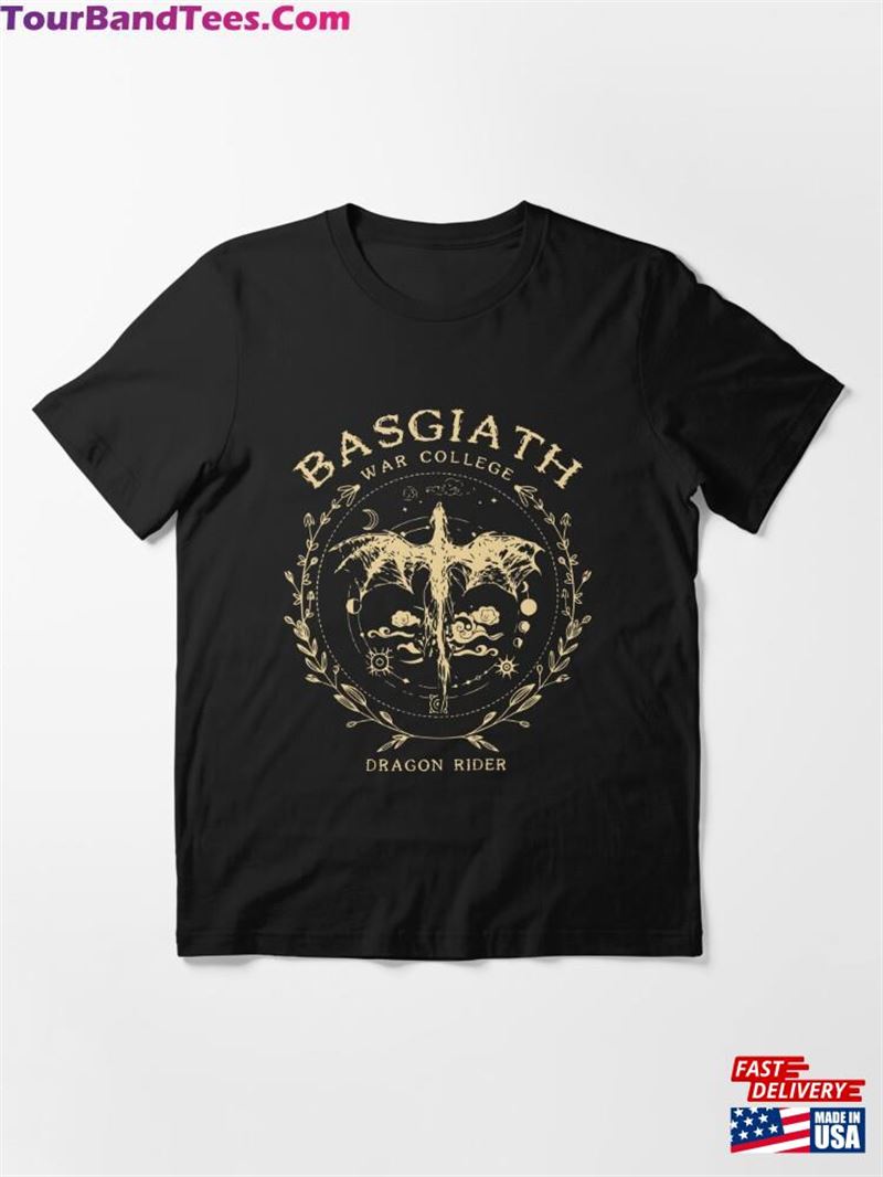 Fourth Wing Basgiath War College Book Essential T-Shirt Sweatshirt Hoodie 29Uf206737 – Utopia Fashion