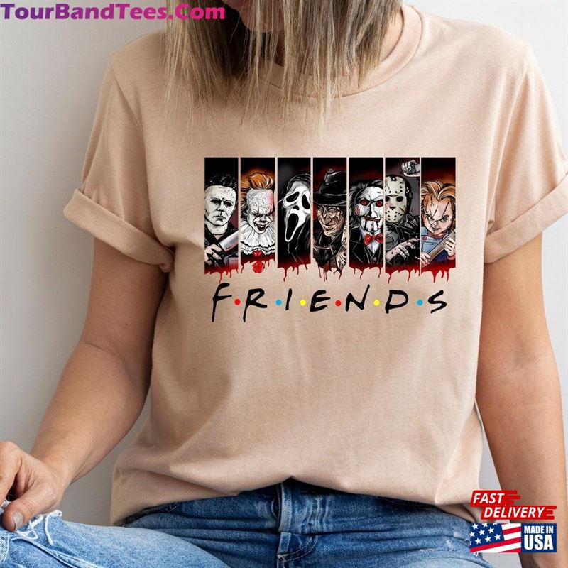 Friends Halloween Shirt Horror Movie Killers T-Shirt Classic 29Uf201527 – Utopia Fashion