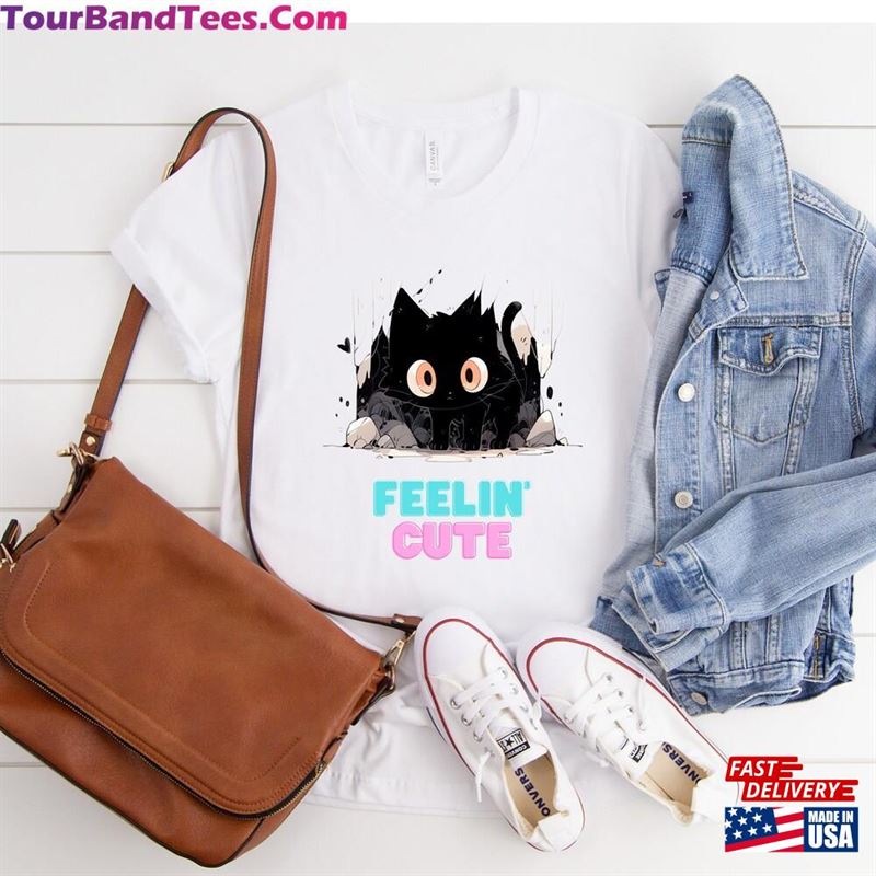 Funny Black Cat Shirt Gifts Gift T-Shirt Classic 29Uf206839 – Utopia Fashion