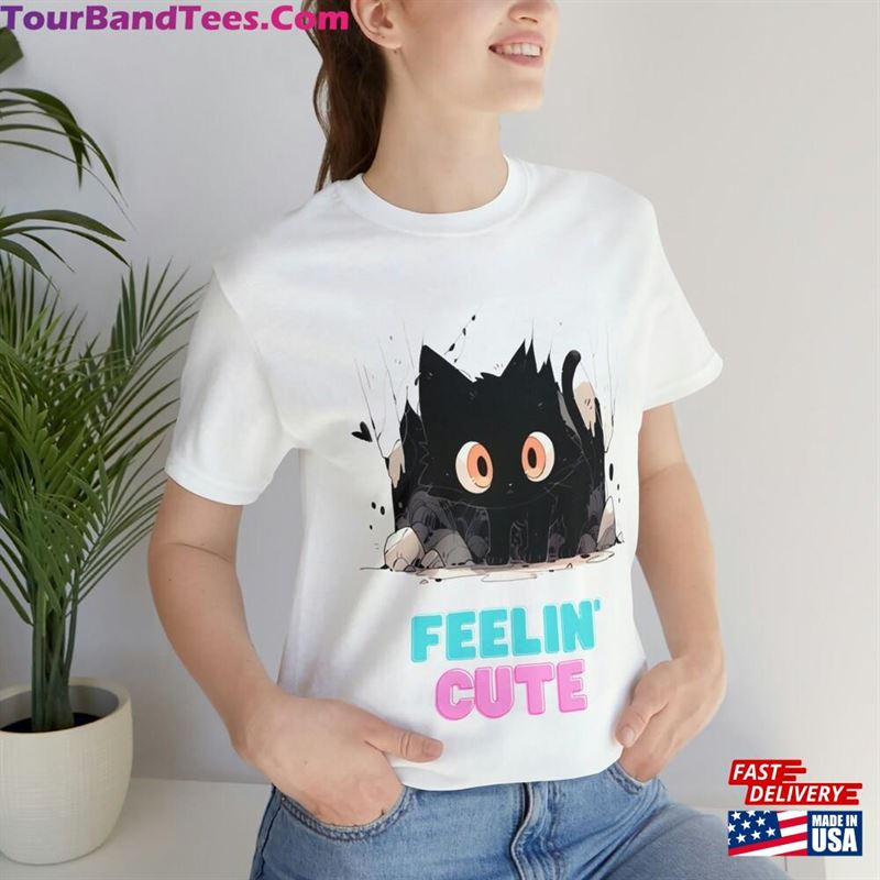 Funny Black Cat Shirt Gifts Gift T-Shirt Classic 29Uf206839 – Utopia Fashion