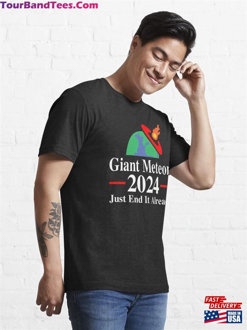 Giant Meteor Just End It Already Essential T-Shirt Classic Sweatshirt 29Uf192794 – Utopia Fashion