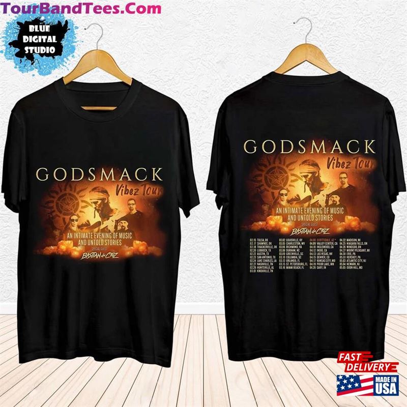 Godsmack Vibez North American Tour Shirt Band Fan Concert Unisex Sweatshirt 29Uf193804 – Utopia Fashion