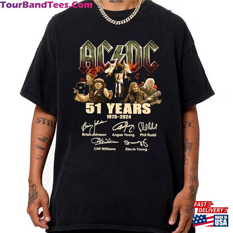 Graphic Years Acdc Shirt Tour Unisex Hoodie 29Uf193867 – Utopia Fashion