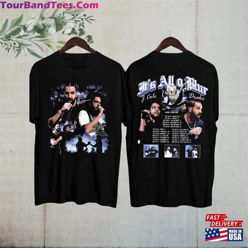 Graphic Drake J Cole Big As The What Tour T-Shirt It’S All Blur Shirt Classic 29Uf211869 – Utopia Fashion