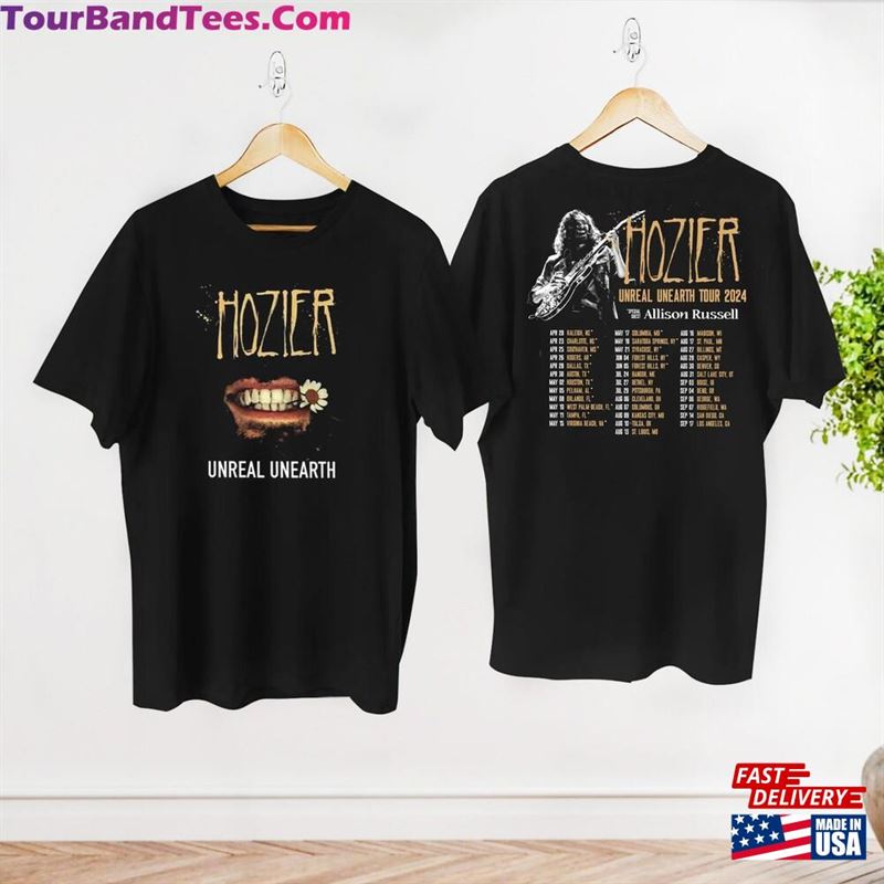 Graphic Hozier T-Shirt Unreal Unearth World Tour Shirt Merch Hoodie Sweatshirt 29Uf194150 – Utopia Fashion