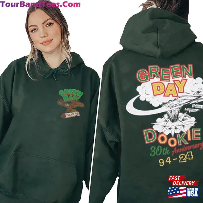 Gre En Day Dookie 30Th Anniversary Hoodie Green Tour Sweatshirt Unisex 29Uf211430 – Utopia Fashion