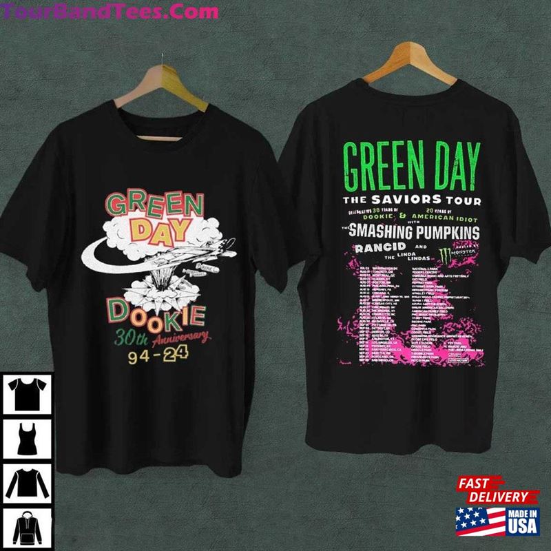 Green Day 30Th Annivesary The Saviors Tour Shirt Band Gd Concert T-Shirt Sweatshirt 29Uf206983 – Utopia Fashion