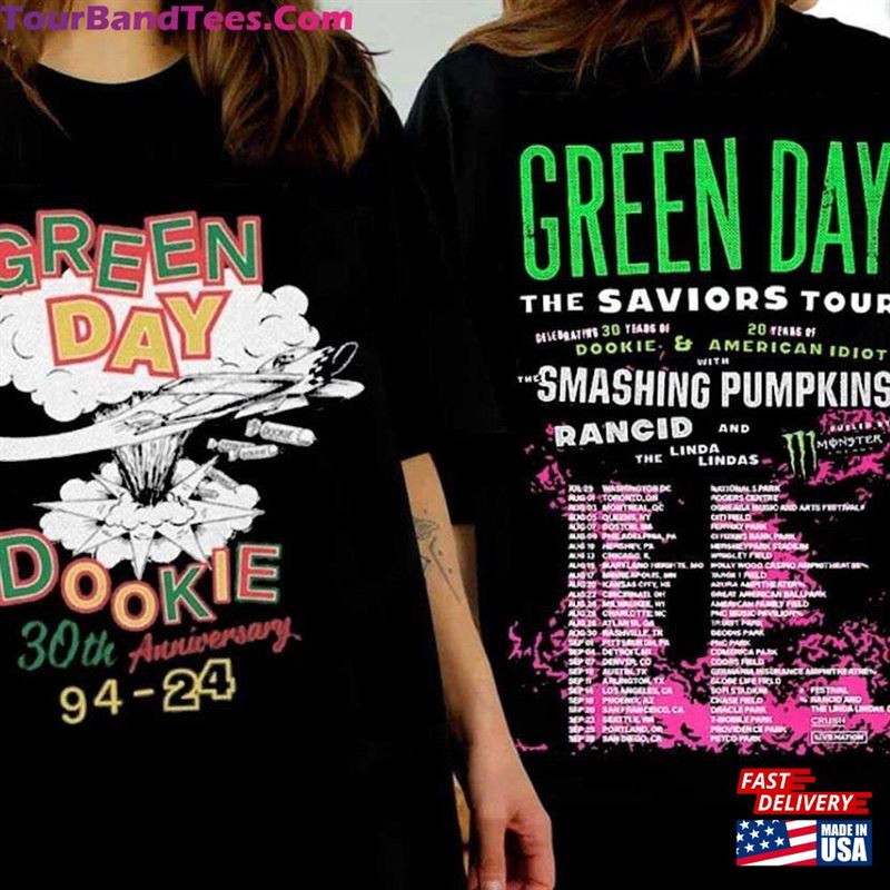 Green Day 30Th Annivesary The Saviors Tour Shirt Band Gd Concert T-Shirt Sweatshirt 29Uf206983 – Utopia Fashion