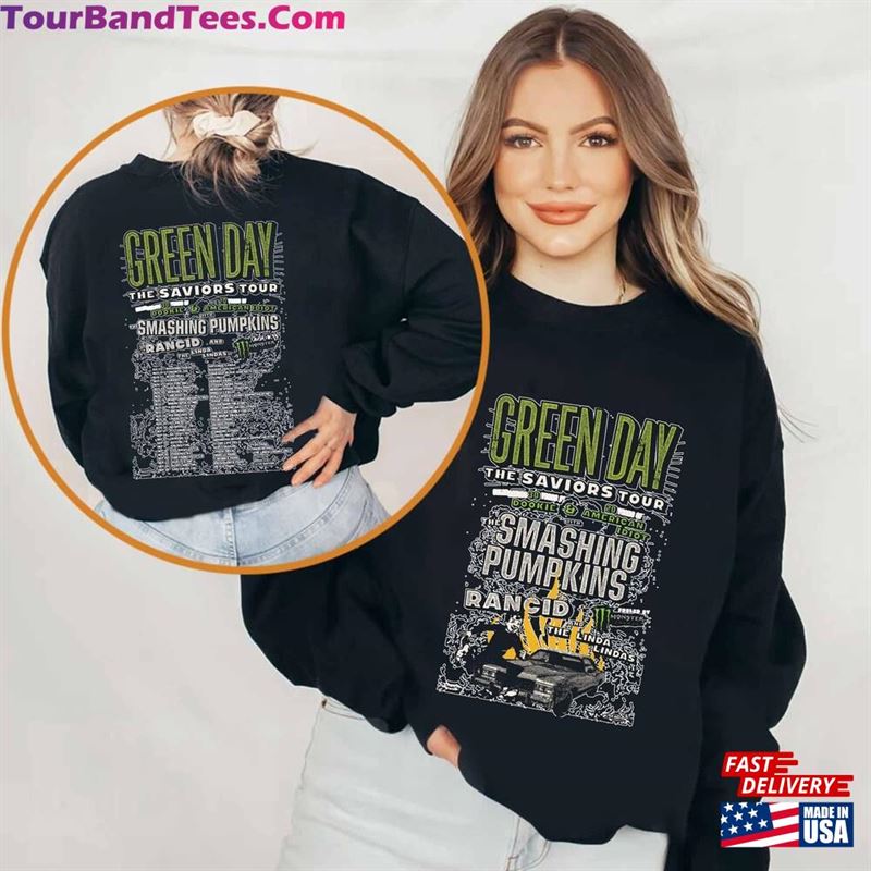 Green Day Band The Saviors Tour Sided T-Shirt Concert Shirt Fan Classic 29Uf194818 – Utopia Fashion