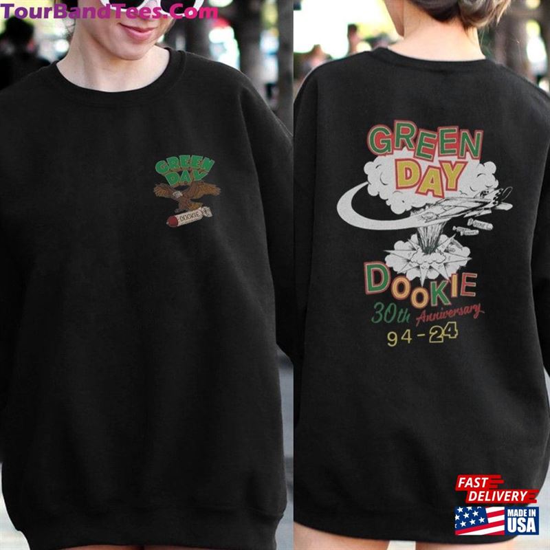 Green Day Dookie 30Th Anniversary T-Shirt Rock Band Hoodie Concert Merch Classic Unisex 29Uf194723 – Utopia Fashion