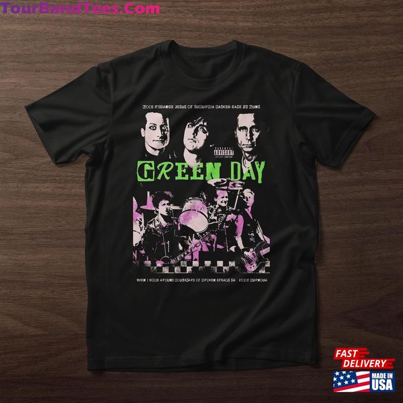 Green Day Punk Shirt The Saviors Tour T-Shirt Rock Band 90S Vintage Unisex 29Uf193522 – Utopia Fashion