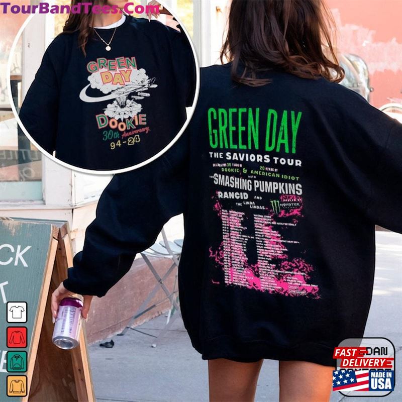 Green Day The Saviors Music Tour T-Shirt Unisex Full Size 8124Vlrm Hoodie Classic 29Uf211613 – Utopia Fashion