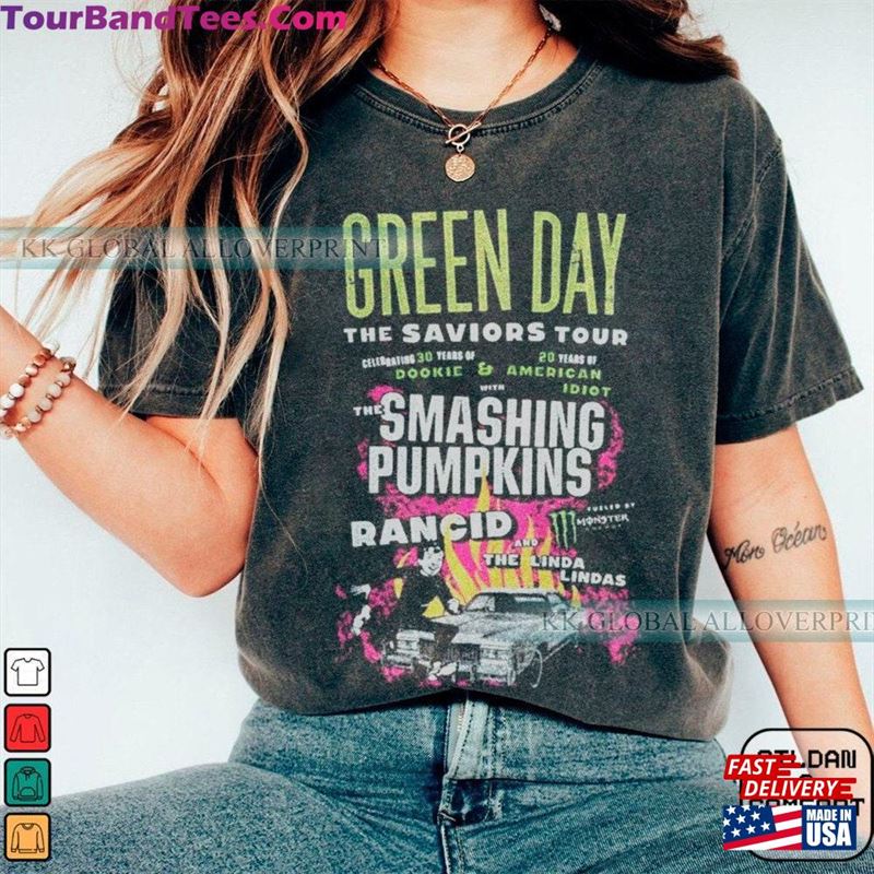 Green Day The Saviors Tour T-Shirt Sweatshirt 8124Vlrm Hoodie 29Uf211461 – Utopia Fashion