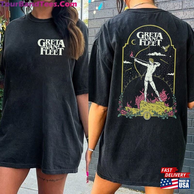 Greta Van Fleet Band 90S Sides Shirt Tour Starcatcher Tee Rock Classic T-Shirt 29Uf191479 – Utopia Fashion