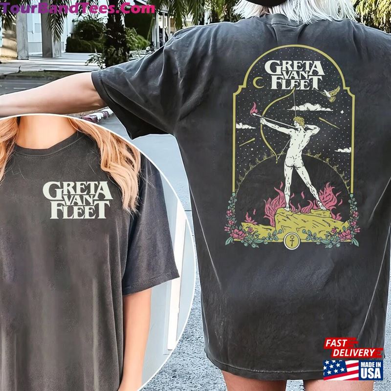 Greta Van Fleet Band 90S Sides Shirt Tour Starcatcher Tee Rock Classic T-Shirt 29Uf191479 – Utopia Fashion