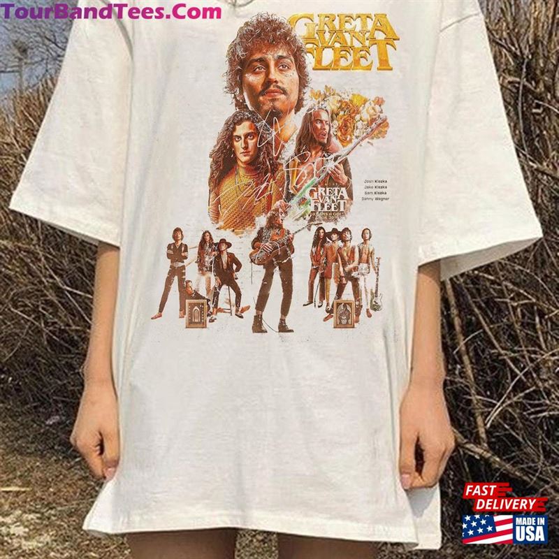 Greta Van Fleet Shirt Merch T-Shirt Classic 29Uf192977 – Utopia Fashion