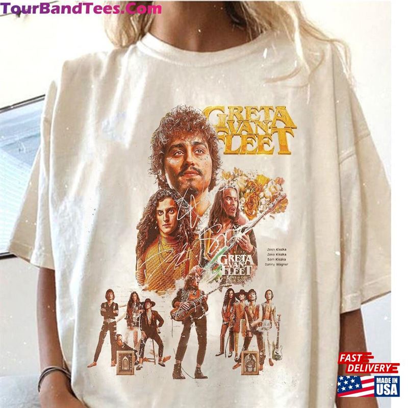 Greta Van Fleet Shirt Merch T-Shirt Classic 29Uf192977 – Utopia Fashion