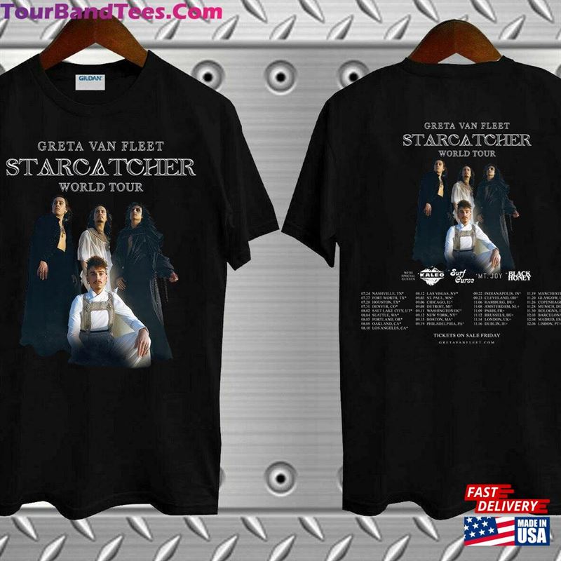 Greta Van Fleet Starcatcher World Tour T-Shirt Sweatshirt Band Concert Shirt Hoodie 29Uf202006 – Utopia Fashion