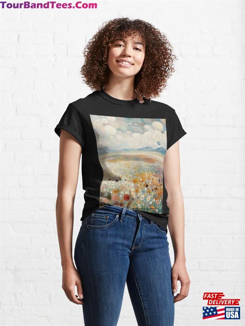 Gustav Klimt Flower Garden Classic T-Shirt Sweatshirt 29Uf211927 – Utopia Fashion