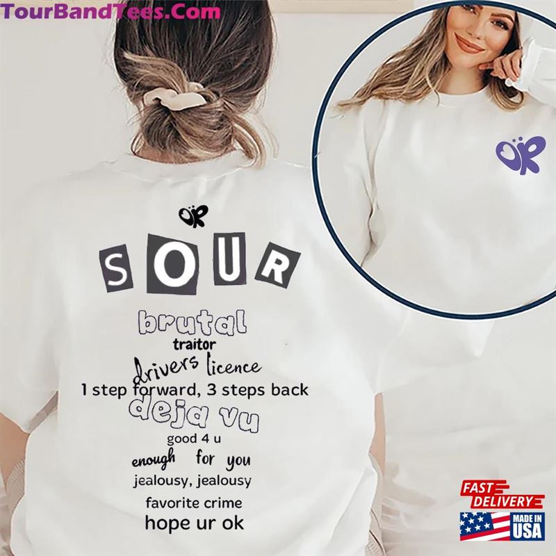 Guts Olivia Shirt World Tour Sweatshirt Sour Unisex 29Uf194514 – Utopia Fashion