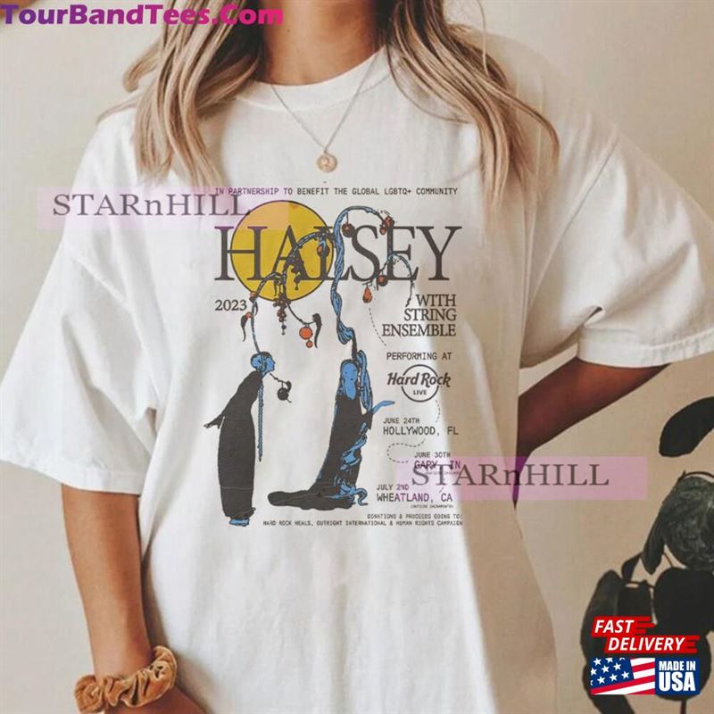 Halsey Hard Rock Tour T-Shirt Shirt Sign Unisex Classic 29Uf191529 – Utopia Fashion