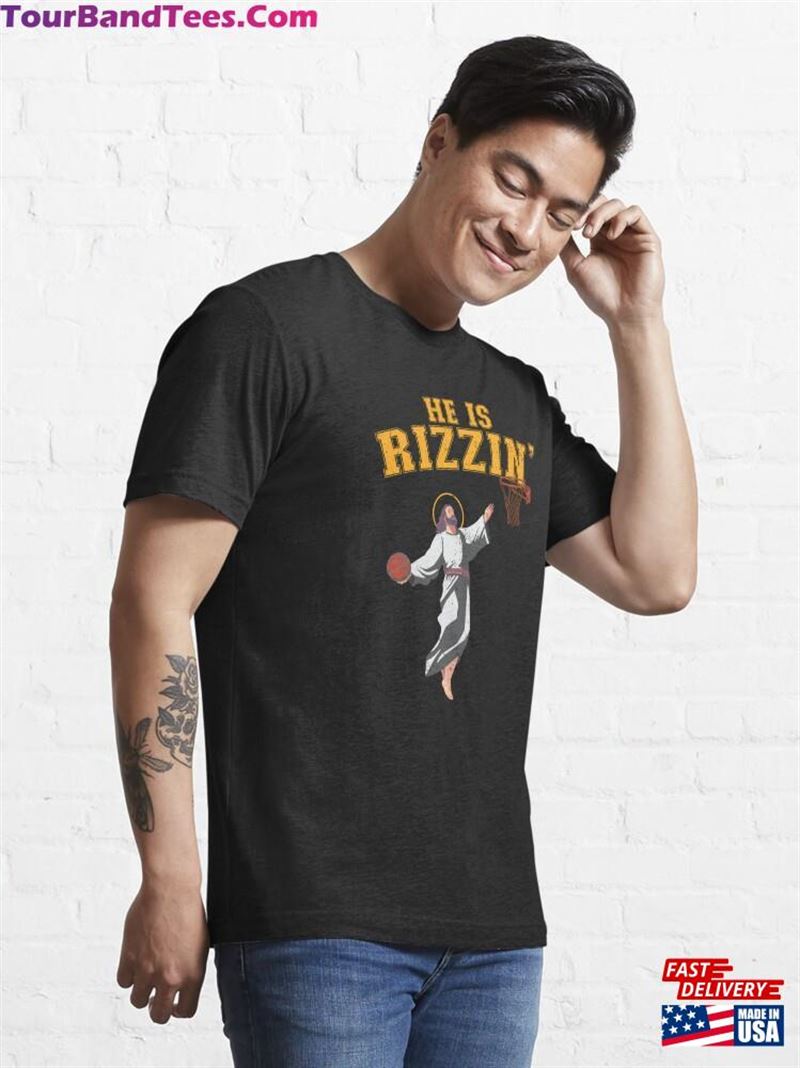 He Is Rizzin Funny Jesus Basketball Meme Hoodie T-Shirt 29Uf194329 – Utopia Fashion