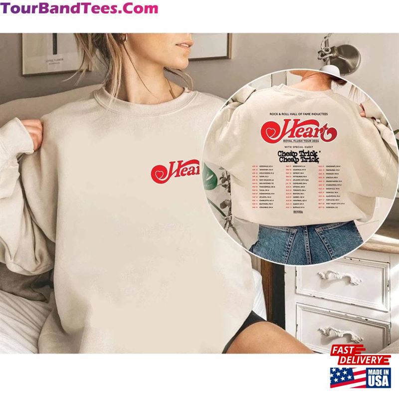 Heart Tour Shirt Band Fan Concert Hoodie T-Shirt 29Uf193172 – Utopia Fashion