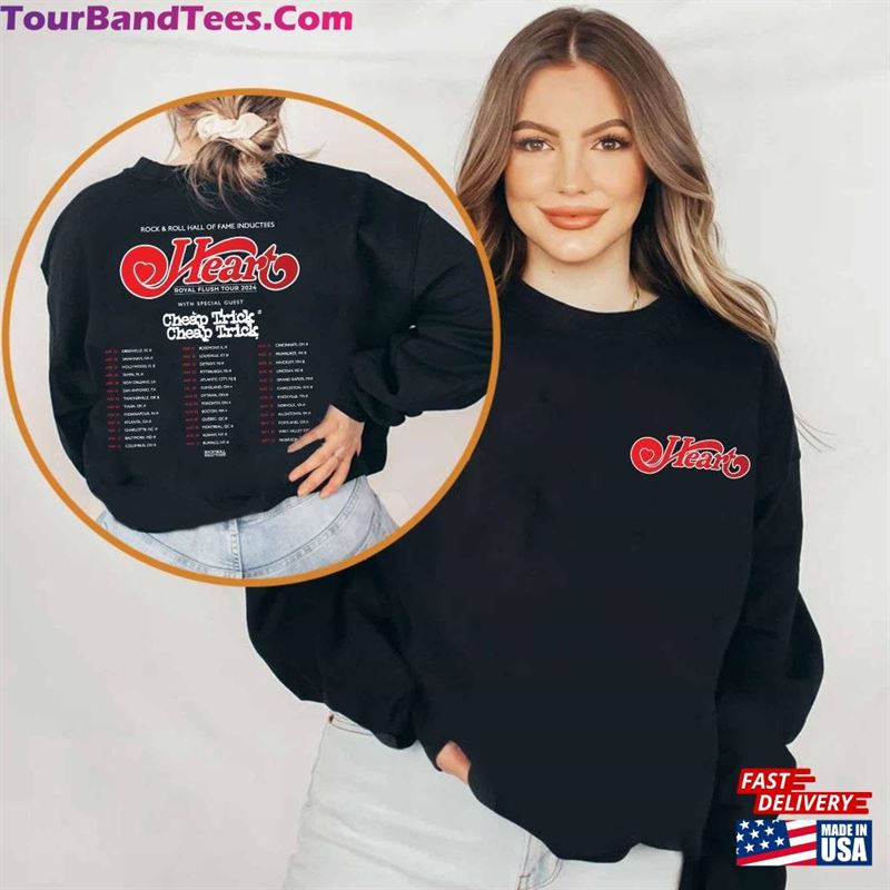 Heart Tour Shirt Band Fan Concert Hoodie T-Shirt 29Uf193172 – Utopia Fashion