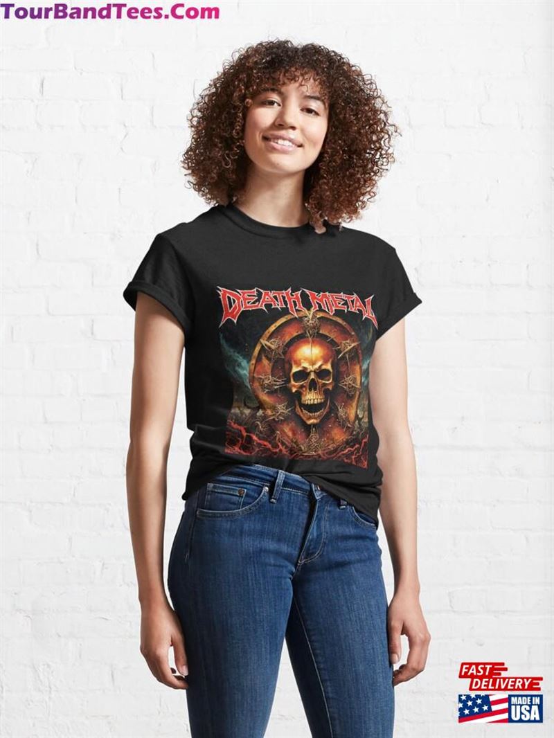 Heavy Metal Death Skulls Amp Bones Classic T-Shirt Hoodie Unisex 29Uf191819 – Utopia Fashion