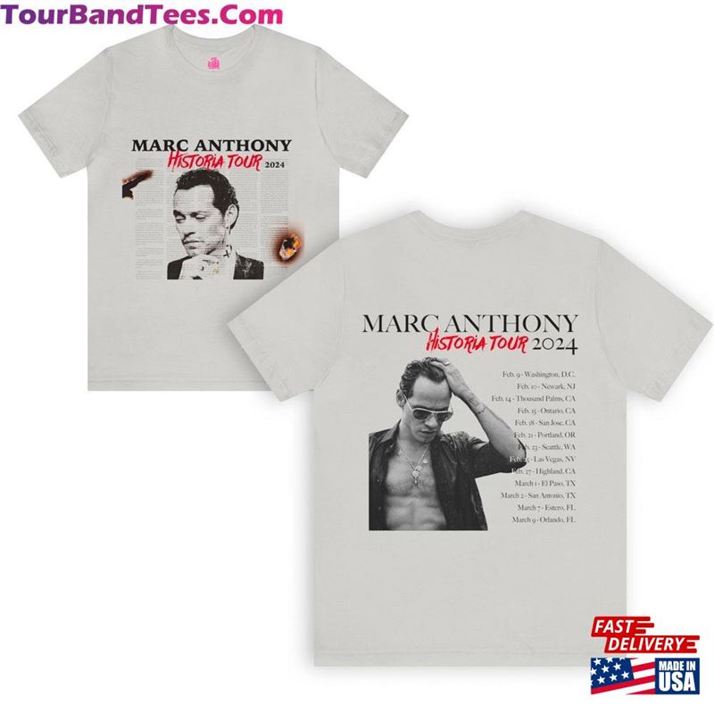 Historia Tour (Marc Anthony) Shirt T-Shirt Classic 29Uf193761 – Utopia Fashion