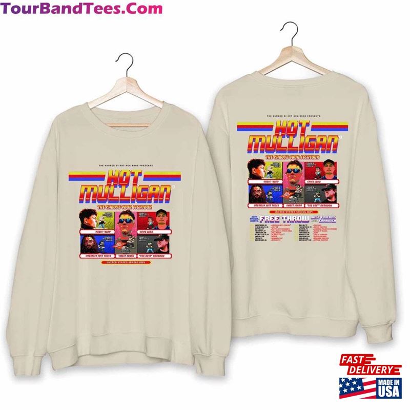 Hot Mulligan Choose Your Fightour Tour Shirt Band Fan Hoodie Unisex 29Uf192903 – Utopia Fashion