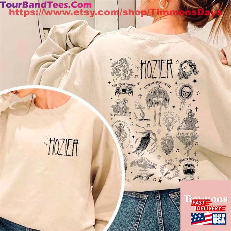 Hozier Tour Double Sides Vintage Unisex Shirt Unreal Unearth Tee Classic Sweatshirt 29Uf192378 – Utopia Fashion