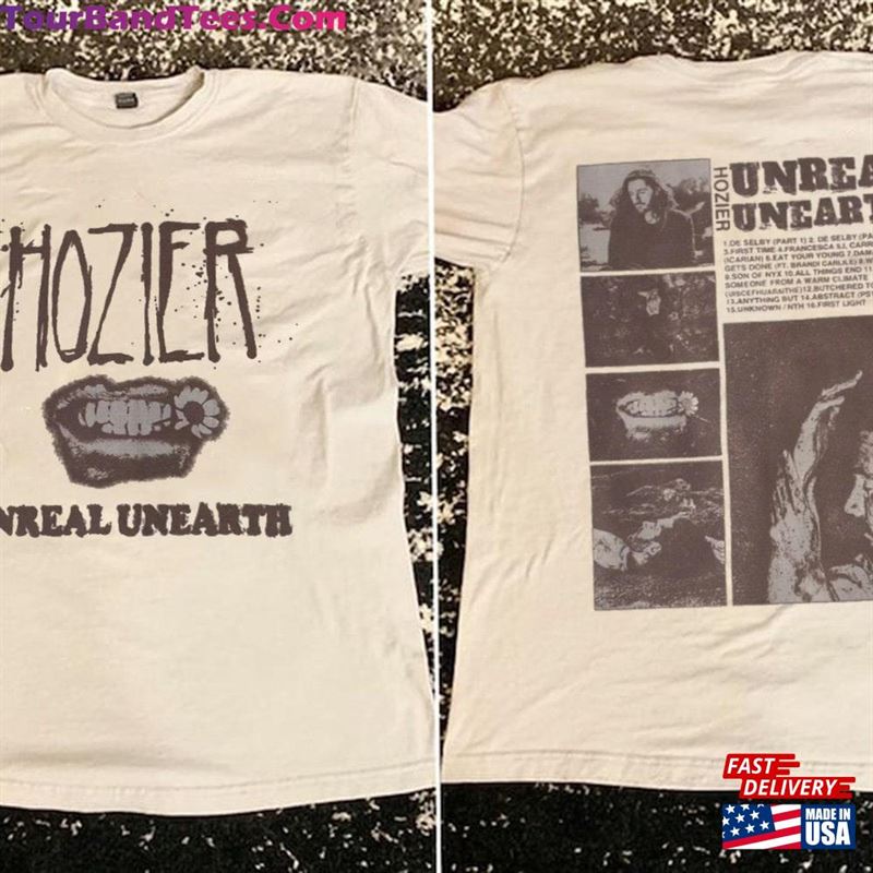 Hozier Unreal Unearth Graphic Album Tracklist Tshirt Shirt Hoodie Classic 29Uf191754 – Utopia Fashion