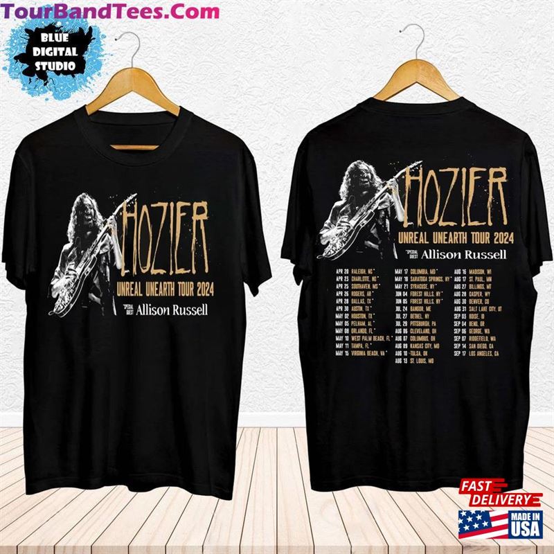 Hozier Unreal Unearth Tour Shirt Unisex Merch T-Shirt 29Uf191680 – Utopia Fashion