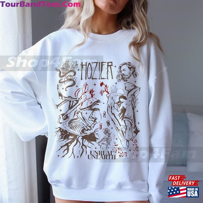 Hozier Vintage Shirt Unreal Unearth Tour Sweatshirt T-Shirt Classic 29Uf193543 – Utopia Fashion