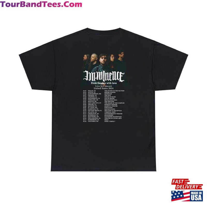 Imminence From Sweden With Love Tour Shirt Concert Band Fan T-Shirt Classic 29Uf192666 – Utopia Fashion